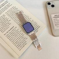 Luxury Stainless Steel Starlight Bracelet For Apple Watch Ultra 3 49mm Band for iWatch 11 10 9 8 7 6 se 46mm 41 45mm 40 38 42 44 38mm