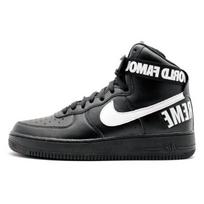Nike Air Force 1 High Supreme World Famous Black 698696-010 43
