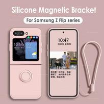 Skirta Galaxy Z Flip 5 4 3 dėklas Atsparus smūgiams Šarvuotas Magnetinis žiedas Stovas Laikiklis Galinis dangtelis Dėklas Skirta Samsung Galaxy Z Flip 6 5G dėklams Z flip 3
