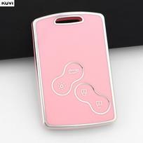 For Renault Megane 2 3 Clio Scenic Duster Kaptur Captur Logan Laguna Zoe Koleos Danilo Nema Fluence Pink Tpu Car Key Case Cover