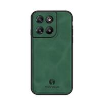 For Motorola Moto G67 Power Magnetic Matte Sheepskin Texture Leather Shockproof Back Case for Motorola G67 Power Soft TPu Bumper For Motorola Moto G67 Power 5G 6.7"&Opp Bag žalia