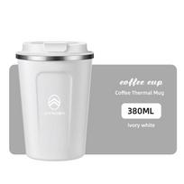 YUERX1 380ml Coffee Cup Car Emblem Thermos Mug Travel Tumbler For Citroen C4 C3 C5 C5X e-C4 X e-C3 C-Elysee Berlingo C1 C6 C2 C-Crosser