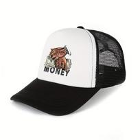 Money Hands Graphic Trucker Hat Breathable Mesh Snapback Cap Casual Adjustable Unisex Gift One Size