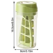 Ice Cubes Tray Cup 8 Grid Portable Ice Maker Large Capacity Storage Container For Freezer Cocktail Drink Summer Ice Maker Tools žalia