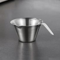 100ml Espresso Extraction Cup Stainless Steel with Scale Thickened Exquisite Ounce Coffee Cup Home Kitchen Cafe Accessories