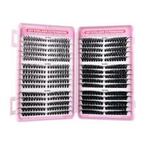 570Pcs 30D/40D/50D/60D Individual Lashes Book Clusters Extensions False Eyelash Diy At Home Cluster Eyelash Extensions Makeup B