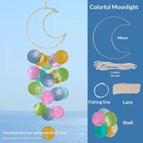 Natural Shell Dream Wind Chimes Bohemian Dream Catchers Kids Room Nursery Decoration Bedroom Balcony Hanging Decoration Gifts A3