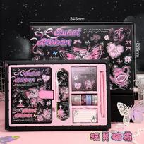 Magic Academy Notebook Gift Box Hardcover Journal For Students Teens Women School Desk Christmas Birthday Gift Includes Pen gray