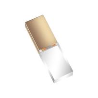 OLOEY Šviečiantis akrilinis metalinis USB atmintukas 16GB beige