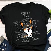 Tricolor Corgi Shirt,  , Funny Dog Lover Gift, Cute Pembroke Corgi T-shirt, Pet Lover Tshirt, Tri Color Tee, Corgi Mom Dad 160