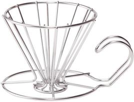 KOGU Coffee Tools Coffee Dripper in Dishwasher Cup Compatible with Good Gas Visible Pouring Lightweight Stainless Steel Drip Coffee Outdoor Shimomura