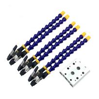 Bench Vise Table Clamp Soldering Station With 2/4/6pcs Flexible Arms Soldering Helping Hands Aluminum Alloy PCB Soldering Holder