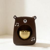 Animal Shaped Bear Doorbell Magnetic Wind Chime Doorbell Creative Doorbell  Home Decoration A