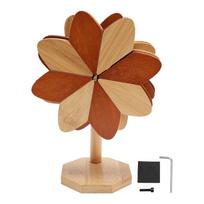 5Pcs Windmill-shaped Cup Coaster Wooden Drink Cushion Protective Coaster  Table Decoration