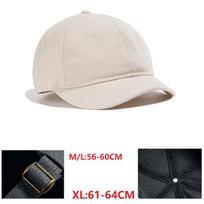 Short Brim Plus Size Big Head Baseball Cap Large Bone Man Women Oversize Snapback Sun Hats 55-60cm 61-65cm XL 61-65cm