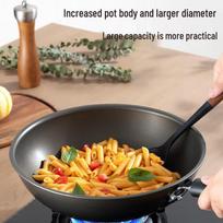 COOKER KING 32cm Non-Stick Flat Bottom Multi-Purpose Wok