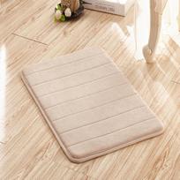 Aukščiausios kokybės minkštas atminties putplasčio vonios kilimėlis vonios kambariui ir miegamajam su saugia rankena Camel,40*60cm/15.7*23.6in beige