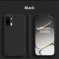 Luxury Case For Oneplus Ace 6 Ultra Cover Oneplus Ace 6 Ultra Fundas Coque Liquid Silicone Soft TPU Phone Bumper Oneplus Ace 6 Ultra juoda