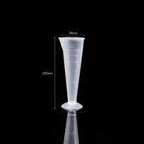 PP Liquid Measuring Cup Transparent 25/50/100/250/500ml Plastic Corrugated Cup Stackable Kitchen Supplies
