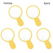 5/10pcs Magnifier 45mm Hand Held Bookmark Card 3X Magnifying Loupe Reading Glass Lens