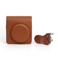 PU Leather Storage Bag for Fujifilm Instax mini 99 Instant Camera Case Adjustable Strap Protective Cover Photography Pouch ruda
