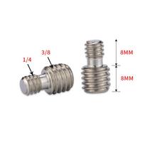 Universal M6 1/4 Male to 3/8 Camera Conversion Screw Camera Gear Tripod Mount Adapter Screw Threaded Adapter Monopod