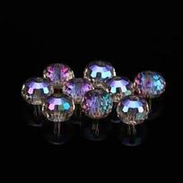 6mm 8mm Austria Crystal Beads 96 Faceted Round Loose Spacer Beads 8MM-50PCS black