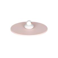 2PCS Universal Dustproof Silicone Cup Lid Duck-shaped Cartoon Mug Sealed Cap Decorative Heat-Resistant Tea Cup Lid Office rožinė