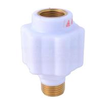 Midea Vanward Wanhe Insulation Chrome Electric Water Heater Universal Anti-Leakage Shower Heads Bathroom Faucet Accessories (White,Brass) balta