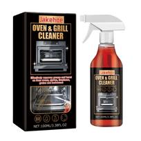 Powerful Oven Grills Cleaner Foam Heavy Duty Degreaser Spray Fast-Acting Deep Clean Spray for Kitchen Appliances BBQ Grates 1pcs
