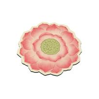 Round Lotus Cup Coaster Quick-drying Water Absorbent Pad New Tea Ceremony Mat  for Home Decor rožinė
