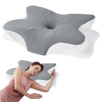 Memory Foam Cervical Pillow for Neck Pain Relief Ergonomic Orthopedic Neck Support Side Back Stomach neck butterfly pillow Gift pilka spalva