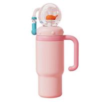 24oz Stainless Steel Whale Water Cups with Handle  for Kids Teens and Adults