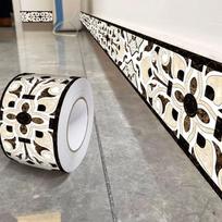 DIY 5/10 Meter Wall Base Self Adhesive Anti-collision Wall Sticker Thickened Soft Skirting Line Living Room (as the picture,5M)