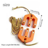 4:1 Mechanical Advantage Pulley Hoist System Heavy Duty Block and Tackle Bear Bag Game Hanger Rope Gear for Outdoor Hunting