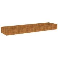 vidaXL Aukštas sodo lovelis, 387x100x36cm, Corten plienas