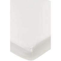 Meyco Baby medvilninė austinė paklodė su guma 60 × 120 cm, White