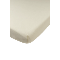 Meyco Baby medvilninė jersey paklodė su guma 60 × 120 cm, Soft Sand