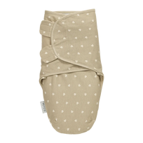 Meyco Baby kūdikio vystymo miegmaišis 0–3 mėn., Sweet Heart Sand/Soft – TOG 1.0