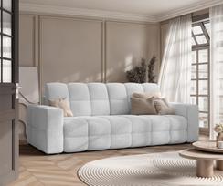Trivietė išskleidžiama sofa MOLLY su patalynės dėže Spalvos: Quelle 83 (Šviesiai pilka)
