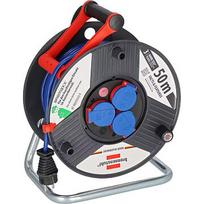 Brennenstuhl Garant IP44 outdoor cable reel, 3-fold (black/blue, 50 meters) 1209830