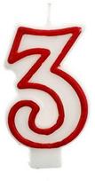 Gimtadienio žvakė numeris 3 GODAN