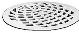 Purus Grotelės Ø150 baltos - Plastikinės T/ø150 Vinilafl