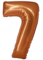Folinis balionas „Skaičius 7“, varinis, 76 cm