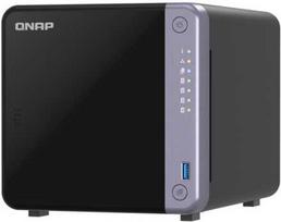 Serveris Qnap Systems QNAP TS-432X-4G 24TB WD Raudona Plus NAS rinkinys, NAS su 2 x 12TB WD Raudona Plus 3,5 colio SATA kietaisiais diskais