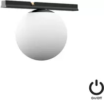 5W LED šviestuvas į magnetinius bėgelius SLIM MAGNETIC, baltos/juodos sp., 3000K, 4344500