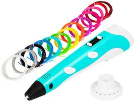 3Doodler PRO Plus 3D rašiklio rinkinys, FFF, 2.2mm antgalis, LCD ekranas, juodas