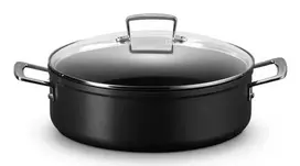 Le Creuset Hardened Nonstick Sauteuse with Glass Lid 28cm