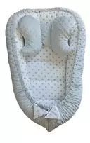 Cocoon - 696 - with pillow - MINKY - DOTS - GREY
