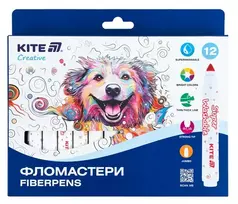 Flomasteriai CREATIVE Jumbo, Kite, 12 sp.